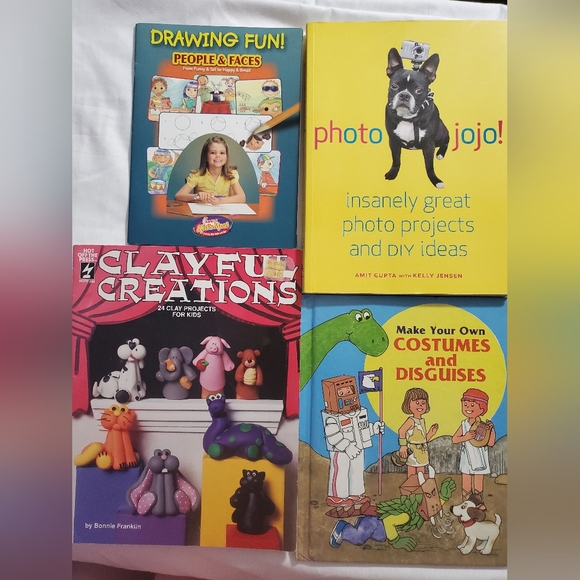 : Lot of 8 Rainy Day vacation summer holiday Children's arts & crafts book diy - Picture 2 of 13